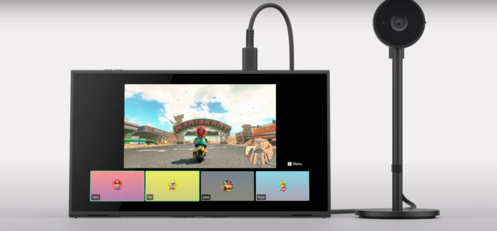 Uso de webcam para gamechat do nintendo switch 2